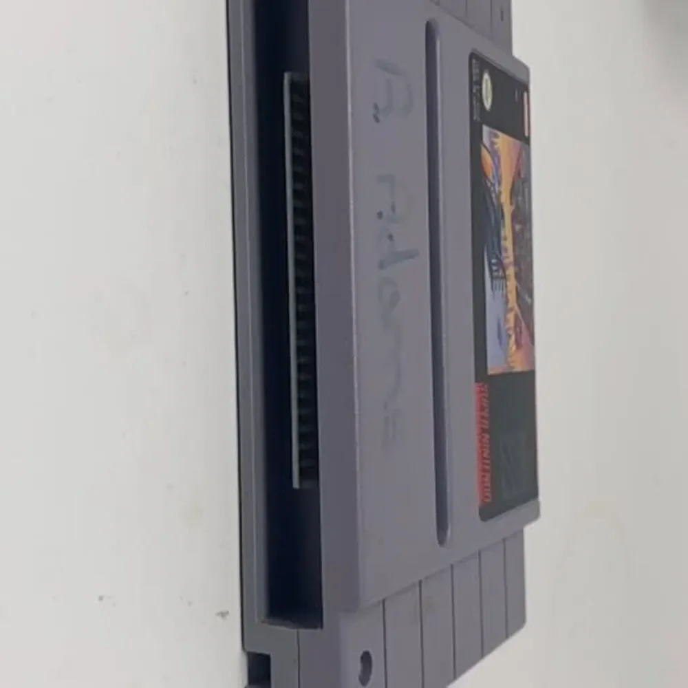Super Nintendo F-ZERO Game Cartridge